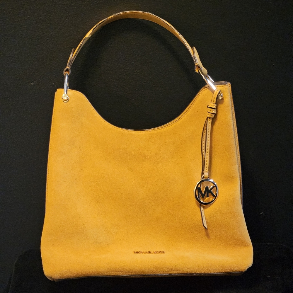 Michael Kors Suede Leather Shoulder Bag